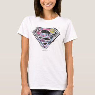 Logo-Collage für Supergirl T-Shirt