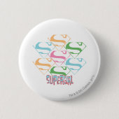 Logo-Collage von Supergirl Pastel Button (Vorderseite)