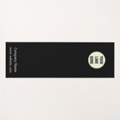 Logo Company Black Business Corporate Gym Einfach Yogamatte (Vorderseite (Horizontal))