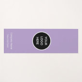 Logo Company Lila Business Corporate Gym Simple Yogamatte (Vorderseite (Horizontal))