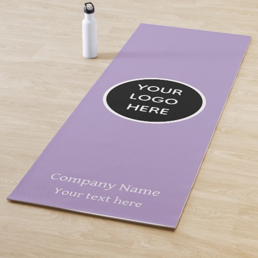 Logo Company Lila Business Corporate Gym Simple Yogamatte (Beispiel)