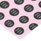 Logo Company Pink Business Promotions Tischdecke (Schrägansicht)