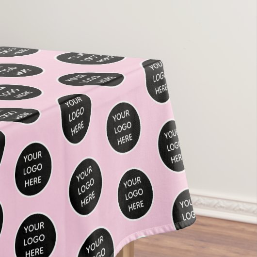 Logo Company Pink Business Promotions Tischdecke (Beispiel)