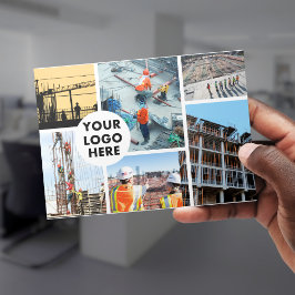 LOGO Construction Company Corporate Business Feiertagskarte