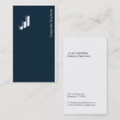 Logo Corporate (kohleblau) Visitenkarte (Vorne/Hinten)