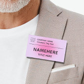 Logo Corporate Modern Simple Pink Aura Titel Namenschild