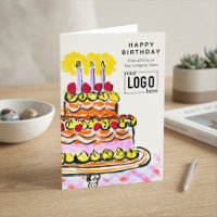 Logo Corporate Orange Pink Künstlerische Kuchengeb