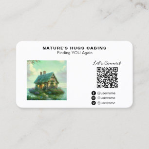 *~* Logo Cottage Reizvolle Hüttenvermietung AP49 Q Visitenkarte