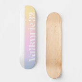 Logo Creamsicle Sunset Skateboard (Vorderseite)