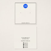 Logo-Creme-Creme für die Verleihung von Schmuck (Vorne & Hinten)