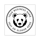 Logo "Custom Business" Groß Gummistempel (Prägung)