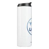 Logo Custom Company und Geschäfts-Website Thermosbecher (Nach links gedreht)