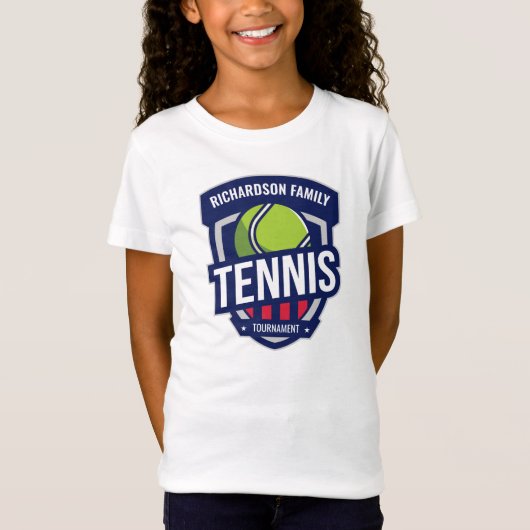 Logo "Custom Tennis" T-Shirt (Vorderseite)