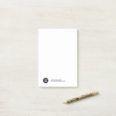 Logo Custom Your Company Post-it Klebezettel (Auf Schreibtisch)
