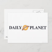 Logo "Daily Planet" Postkarte (Vorne/Hinten)