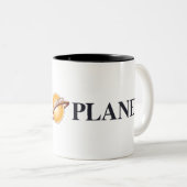 Logo "Daily Planet" Zweifarbige Tasse (VorderseiteRechts)