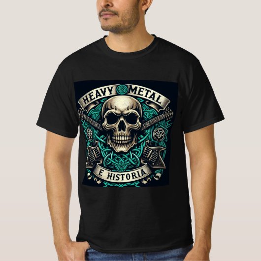 Logo de Heavy metal e historia - Youtube T-Shirt (Vorderseite)