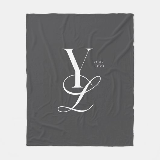 Logo-Decke Company Logo Geschenk Fleece-Decke Fleecedecke (Vorderseite)