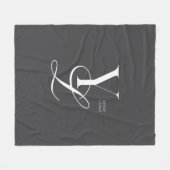 Logo-Decke Company Logo Geschenk Fleece-Decke Fleecedecke (Vorderseite (Horizontal))