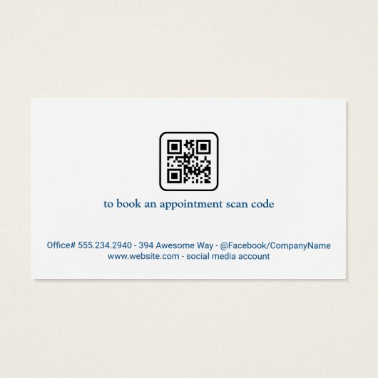 Logo | Dental Beruflich | Qr Code (Rückseite)