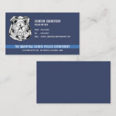 Logo der Abteilung Polizei für Strafverfolgung Visitenkarte (Vorne/Hinten)