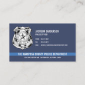 Logo der Abteilung Polizei für Strafverfolgung Visitenkarte (Vorderseite)