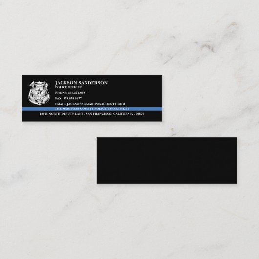 Logo der Abteilung "Rechtsdurchsetzung" der Zollab Mini Visitenkarte (Vorne/Hinten)