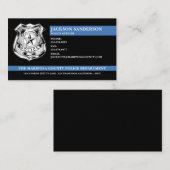 Logo der Abteilung "Rechtsdurchsetzung" der Zollab Visitenkarte (Vorne/Hinten)