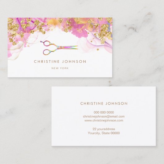 Logo der Alkoholtupfer Visitenkarte (Vorne/Hinten)