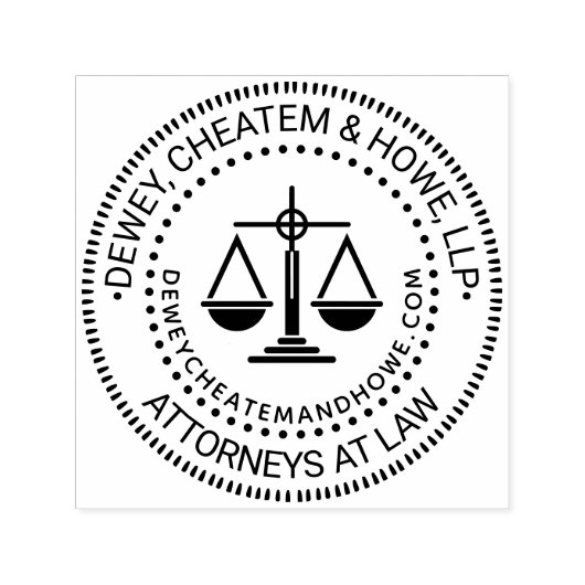 Logo der Anwaltskanzlei, Angaben zur URL des Recht Permastempel (Design)