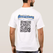 Logo der Anziehungskraft-QR T-Shirt (Rückseite)