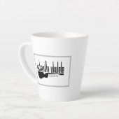Logo der Asheville Ukulele Society Milchtasse (Linke Ecke)