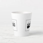 Logo der Asheville Ukulele Society Milchtasse (Vorderseite)