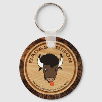 Logo der Badass Bison Farm Schlüsselanhänger