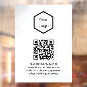 Logo der beruflich Business Company Windo Fensteraufkleber (Blatt 2)