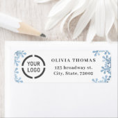 Logo der Blue Snowflake Company Rücksendeadresse (Insitu)