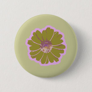 Logo der Blumen-#603 Button