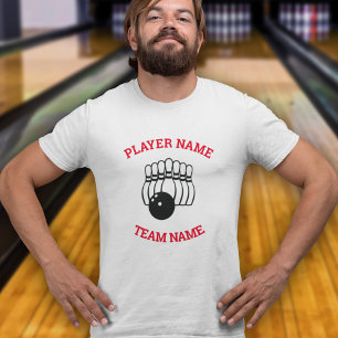 Logo der Bowling-Mannschaft T-Shirt