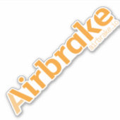 Logo der Bremse Aufkleber (Vorderseite)