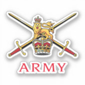 Logo der britischen Armee Aufkleber (Vorderseite)