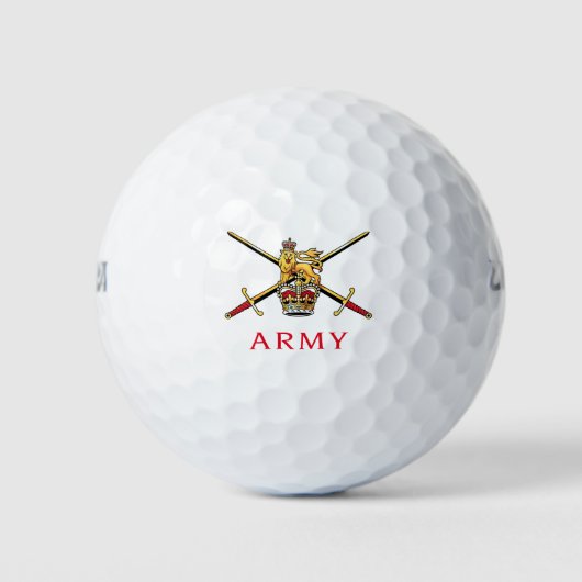 Logo der britischen Armee Golfball (Vorderseite)