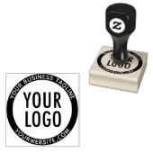 Logo der Business Company für die Briefmarke von K Gummistempel (Stempel)