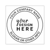 Logo der Business Company für die Briefmarke von K Gummistempel (Prägung)