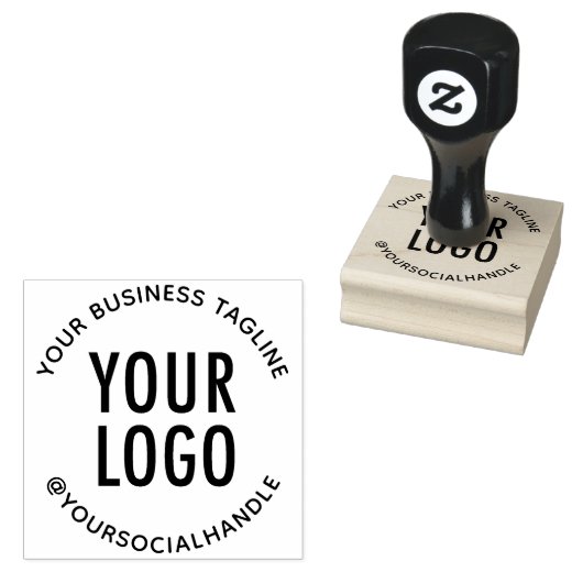 Logo der Business Company für kundenspezifische Br Gummistempel (Stempel)