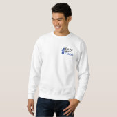 Logo der Cape May-Bühne Sweatshirt in Weiß (Vorne ganz)