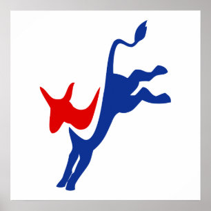 Logo der Demokraten Poster