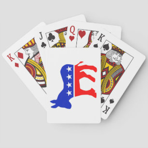 Logo der Demokratischen Partei Spielkarten