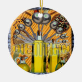 LOGO DER DIETITISCHEN LEBENSMITTELKOLLEGE KERAMIK ORNAMENT (Vorne)