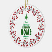 Logo der ersten Weihnachtsfirma "New Zuhause Compa Keramik Ornament (Links)