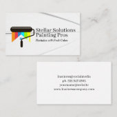 Logo der Farbwalze | Generalunternehmer Visitenkarte (Vorne/Hinten)